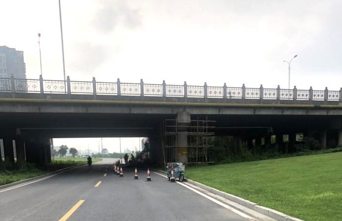 常州南河桥玄武岩纤维网格加固应用